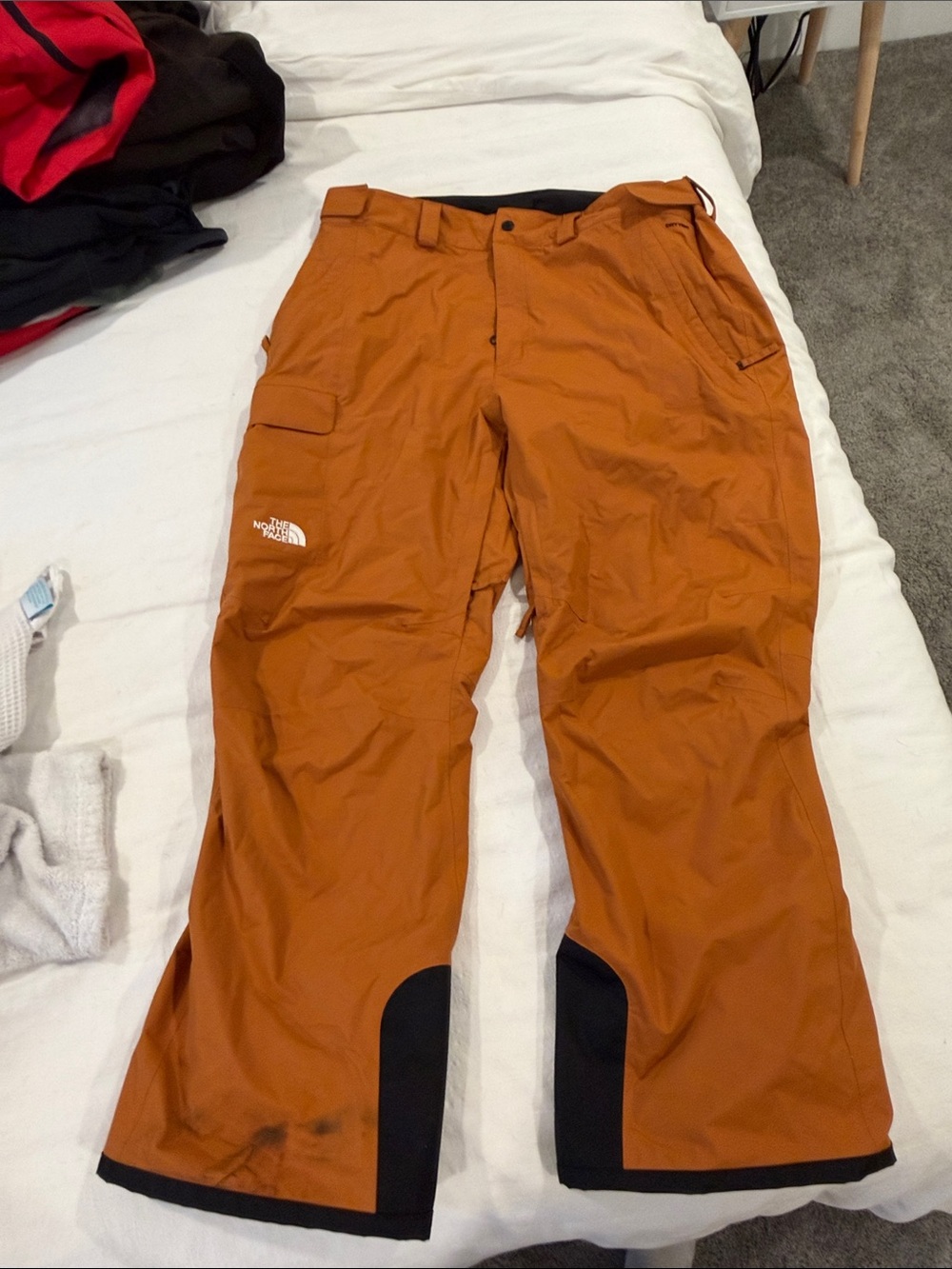 The North Face Burnt Orange Ski Pants XL